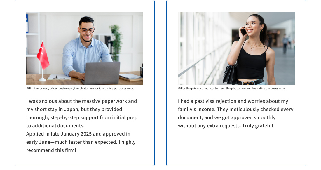 I had a past visa rejection and worries about my family's income
